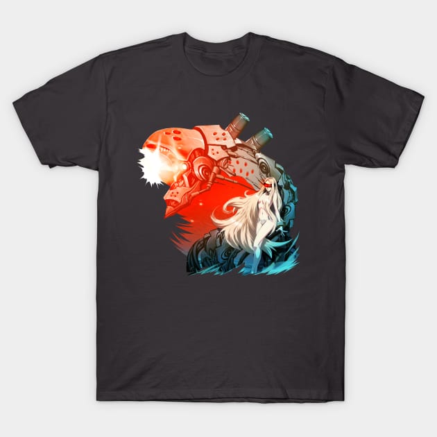 Red Horizon - Eva - Harnessing Chaos T-Shirt by JascoGames